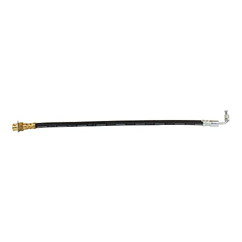 4LIFETIMELINES Universal 3/16" x 18" Flexible Rubber Trailer Brake Hose with 3/8-24 Thread Male to Female Swivel Fitting - Durable, High-Strength, and Easy Installation, Made in USA, DOT Approved