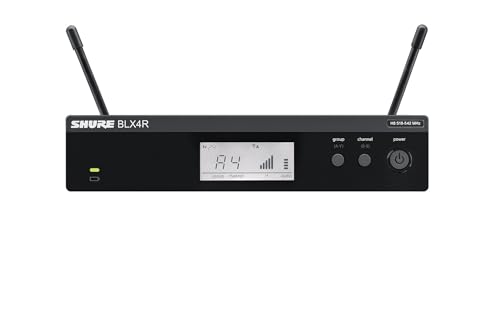 Shure BLX4R Single Channel Rack Mount Receiver - for use with BLX Wireless Systems, Transmitter Sold Separately H9 Band BLX4R-H9