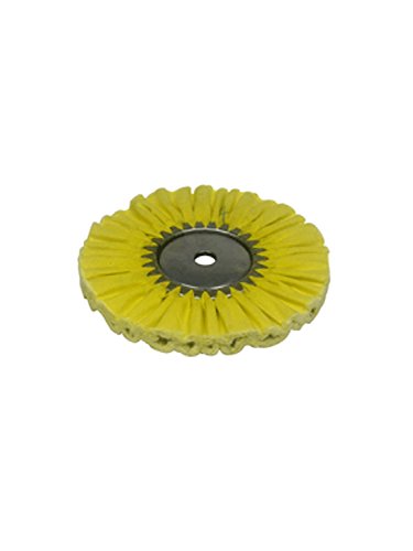 Zephyr Custom Polishing Products Airway Buffing Wheels for Industrial Polishers, Big Rigs and Lifted Trucks. Made in The U.S.A.Cut - Yellow