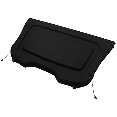 IKON MOTORSPORTS, Cargo Cover Compatible with 2012-2018 Ford Focus Hatchback, Black Rear Shield Shade Tonneau Security Board Non Retractable, 2013 2014 2015 2016 2017