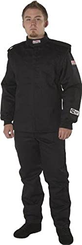 G-FORCE Racing Gear G-Force 4526XXLBK GF 525 Black XX-Large Multi-Layer Racing Jacket