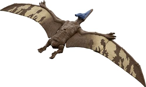 Mattel Jurassic World Dominion Roar Strikers Dinosaur Action Figure with Roaring Sound Attack Action, Pternanodon Dino Toy Includes Downloadable App AR