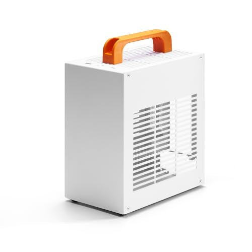 SGPC ITX Mini Case - K39 Steel / Includes Two Handles/Comes with 2 Standard Ventilated Side Panels and 1 Extra Acrylic Ventilated Side Panel / 5.1L Ultra-Small SFF Case