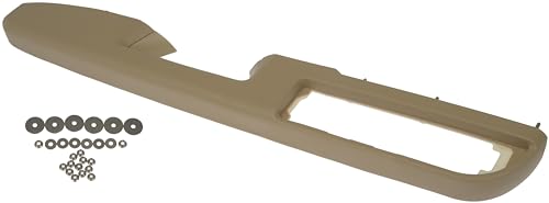 Dorman 80995 Front Driver Side Armrest Repair with door release handle above armrest 27 inch Compatible with Select Chevrolet/GMC Models, Tan OE FIX