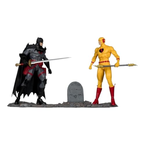 McFarlane Toys - DC Multiverse Batman vs Professor Zoom Flashpoint 7in Action Figure 2pk