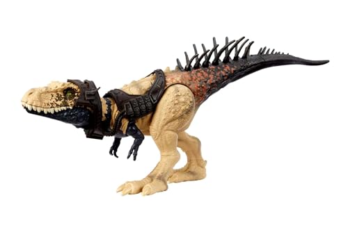 Mattel Jurassic World Gigantic Trackers Action Figure, Bistahieversor Dinosaur Toy with Movement Tracking Accessory, 14-inches Long
