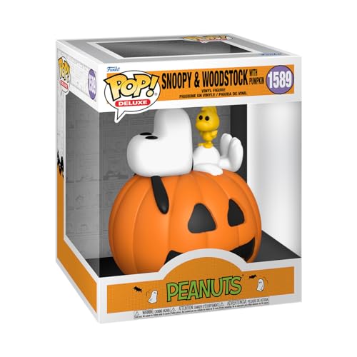 Funko Pop! Deluxe: It's The Great Pumpkin, Charlie Brown - Snoopy Woodstock with Pumpkin