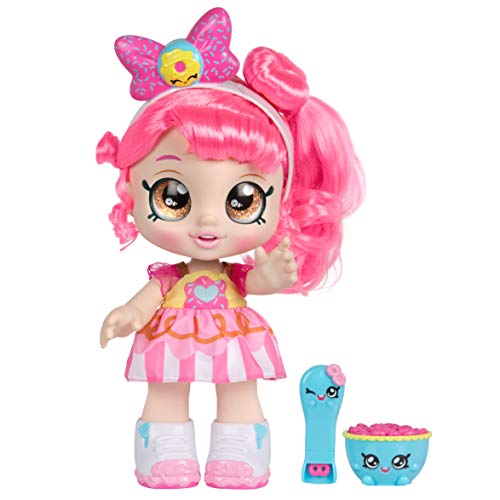 Kindi Kids Snack Time Friends - Pre-School Play Doll, Donatina - for Ages 3+ Changeable Clothes and Removable Shoes - Fun Snack-Time Play, for Imaginative Kids