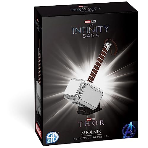 4D Cityscape Time Puzzle Marvel Studios 3D Puzzles Thor's Hammer 4D51036