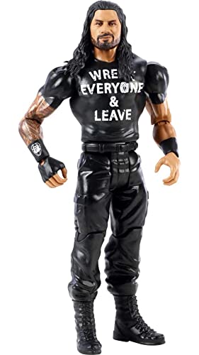 WWE Mattel Roman Reigns Action Figure Series 121 Action Figure Posable 6 in Collectible for Ages 6 Years Old and Up, Multi