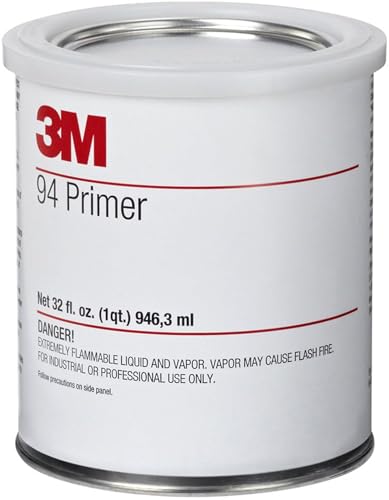 3M 3M23929 Tape Primer 94, Light Yellow, 1 Quart Can, 32 Fl Oz Pack of 1