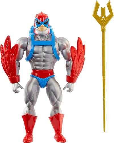 Mattel Masters of the Universe Origins Action Figure Accessories Set, Stratos 5.5-inch Collectible Toy with Mini-Comic