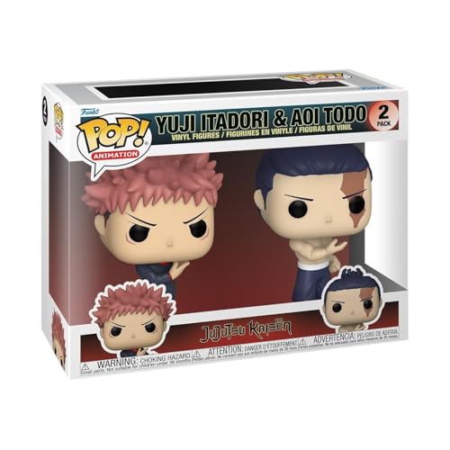 Funko! Pop Animation: Jujutsu Kaisen - Yuji Itadori Aoi Todo, 2-Pack