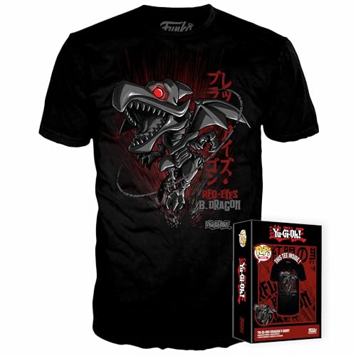 Funko Pop! Boxed Tee: Yu-Gi-Oh! - Red-Eyes B. Dragon - M