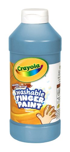 Crayola Fingerpaint, Blue, 32 Ounces, Washable Kids Paint, Ages 3+ 55-1332-042