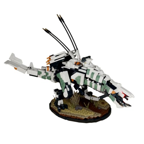 ICEBRICKS Zero Dawnn Thunderjaw Building Toy, 1067 PCS Thunderjaw Adventure Horizon Game Monster Model Building Blocks, Idea Display Gift for Game Fans Boys Adults