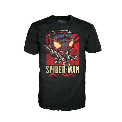 Funko Pop! Boxed Tee: Marvel: Gamerverse Spider-Man, Miles Morales - S