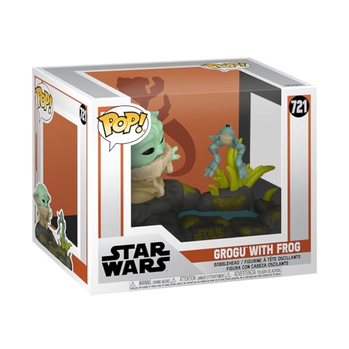 Funko Pop! Deluxe: The Mandalorian - Grogu with Frog