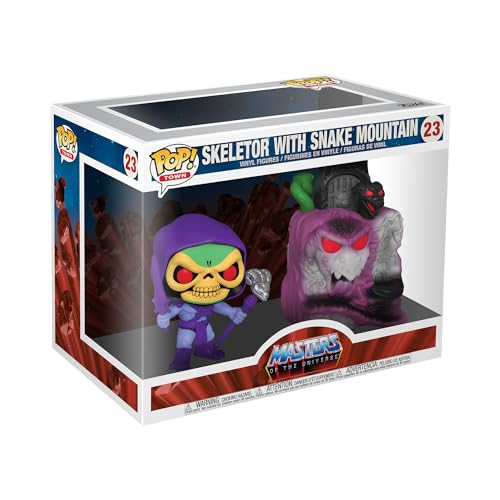Funko POP Town Retro Toys: Master's of The Universe - Skeletor with Snake Mountain, Multicolor, Standard 51469