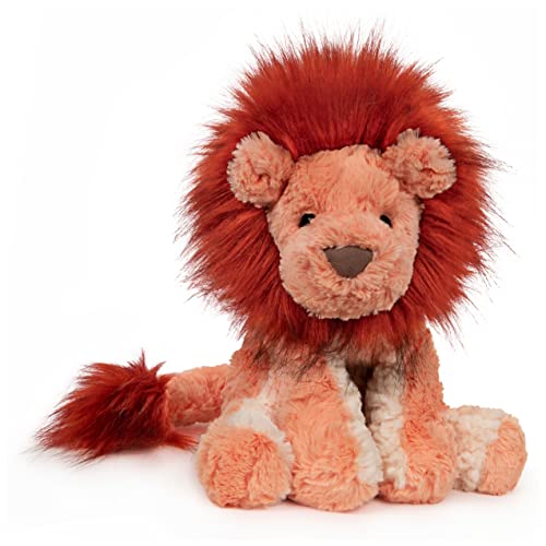 GUND Cozys Collection Lion Plush Stuffed Animal for Ages 1 and Up, Orange/Red, 10"