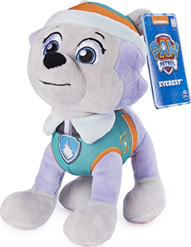Paw Patrol, 8" Everest Plush Toy, Standing Plush with Stitched Detailing, for Ages 3 Up