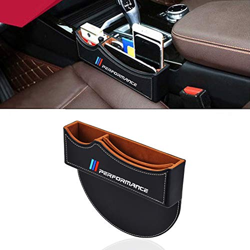 SONZODM Storage Box Seat Gap Filler, Console Organizer, Car Pocket, Seat Catcher, Seat Crevice Storage BoxBlack
