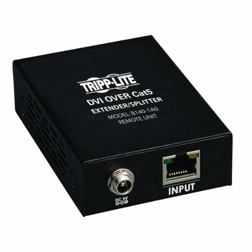 Tripp Lite DVI over Cat5 / Cat6 Extender, Extended Range Video Receiver 1920x1080 at 60HzB140-1A0,Black