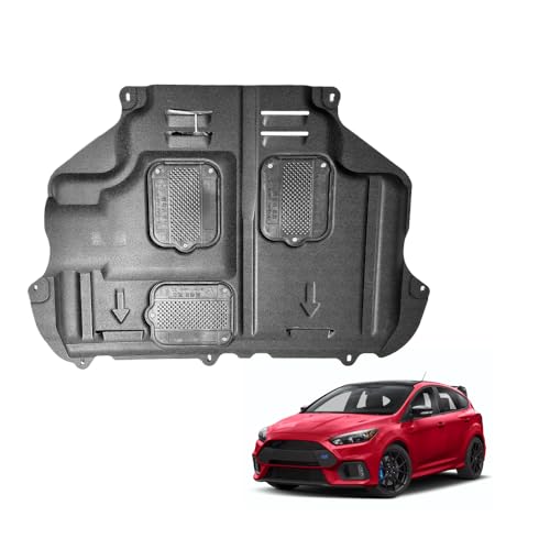 Front Engine Splash Shield for Ford Focus ST 2013-2018 for Focus RS Engine Splash Guards Suitable for 2013-2018 Ford C-Max Under Engine Cover Mud Flaps Directly Replace Original