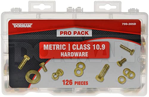 Dorman 799-305D Pro Pack Metric Class 10.9 Hardware - 126 Pieces Universal Fit