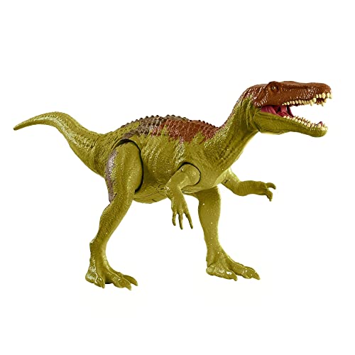 Mattel Jurassic World Camp Cretaceous Roar Attack Dinosaur Action Figure, Baryonyx Limbo Dino Toy with Strike Motion Sounds