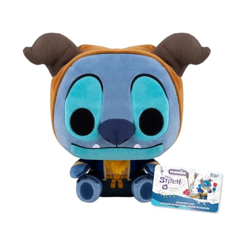 Funko Pop! Plush: Disney Stitch in Costume - Beauty and The Beast, Stitch as Beast 7"