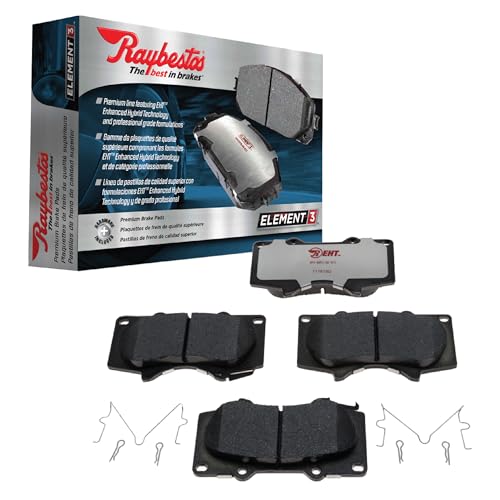 Raybestos Premium Raybestos Element3 EHT Replacement Front Brake Pad Set for Select Subaru B9 Tribeca/Forester/Legacy/Outback/Tribeca/WRX Model Years EHT1078H
