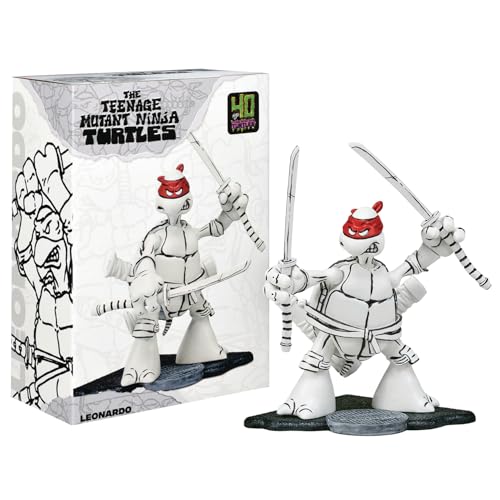 Teenage Mutant Ninja Turtles: Leonardo Black and White Original Sketch Ver. Previews Exclusive Action Figure