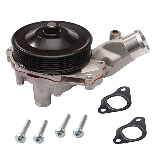 TUCAREST LR033993 Water Pump Kit w/Gasket For 3.0L 2995cc/5.0L 5000cc Compatible With 17-20 La-nd Rover Discovery, 10-16 LR4, 10-19 Range Rover Sport, 18-19 Velar 144-2060 LR097165 131-2464