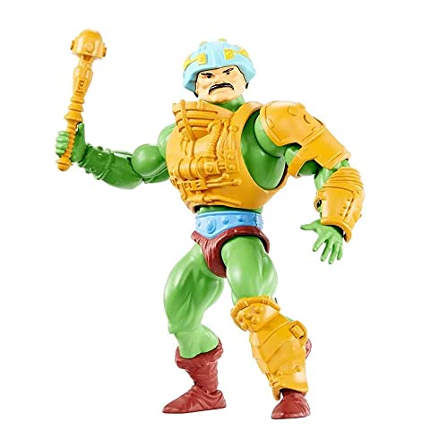 Masters of the Universe Origins Man-at-Arms 5.5-in Action Figure, Battle Figure for Storytelling Play and Display, Gift for 6 to 10-Year-Olds and Adult Collectors