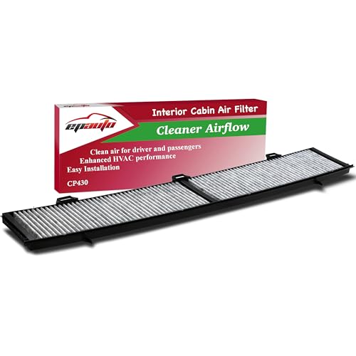 EPAuto CP430 CUK8430 Replacement for BMW Premium Cabin Air Filter includes Activated Carbon for 100 Series 2008-2013, 300 Series 2006-2013, 700 Series 2013, X1 2013-2015