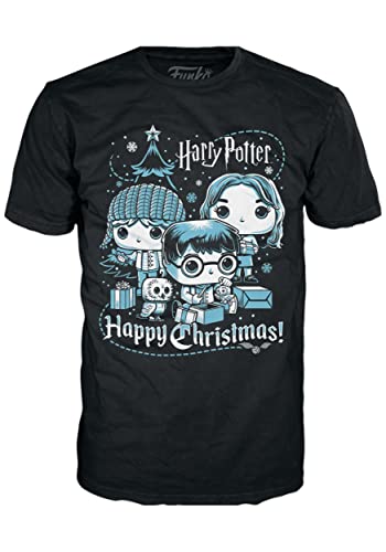 Funko Pop! Boxed Tee: Harry Potter Holiday - Ron, Hermione, Harry - 3XL
