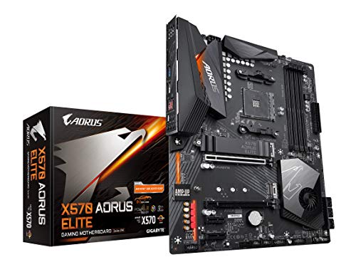 Gigabyte X570 AORUS Elite AMD Ryzen 3000/X570/ATX/PCIe4.0/DDR4/USB3.1/Realtek ALC1200/Front USB Type-C/RGB Fusion 2.0/M.2 Thermal Guard/Gaming Motherboard