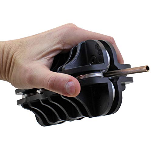 4LIFETIMELINES Handheld Tubing Straightener 3/8 Inch Tube Straightening Tool for Fuel and Transmission Lines Use with Copper, Stainless Steel, Steel, Aluminum Tubing for Bent and Coiled Tubing