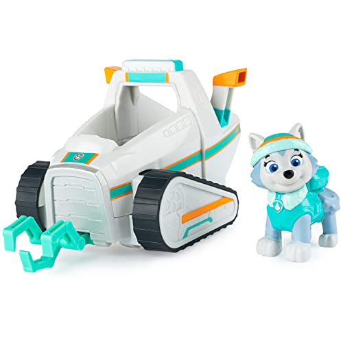 Paw Patrol, Everests Snow Plow Vehicle with Collectible Figure, for Kids Aged 3 and Up