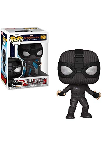 Funko Pop! Marvel: Spider-Man Far from Home - Spider-Man Stealth Suit, Multicolor, Standard