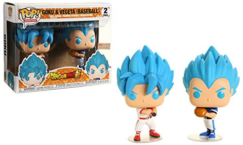 Funko Pop Animation: DBS Goku Vegeta Baseball 2PK Exc