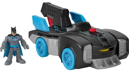 Fisher-Price Imaginext DC Super Friends Batman Toy Bat-Tech Batmobile Car Light-Up Figure for Preschool Pretend Play Kids Ages 3+ Years