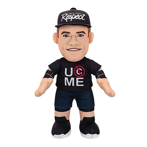 Bleacher Creatures WWE John Cena Hustle Loyalty Respect 10" Plush Figure - A Wrestling Legend for Play or Display