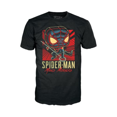Funko Pop! Boxed Tee: Marvel: Gamerverse Spider-Man, Miles Morales - 3XL