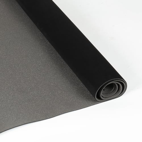 Forbell Automotive Headliner Suede Car Roof Fabric Replacement with Foam Backing Interior Replacement and DIY Repair Material Black, 80 60'
