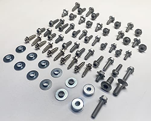 76pc SPECBOLT Body Bolt KIT for Plastics seat fenders Fork Guards shrouds subframe. Fits KTM Husqvarna 65 80 85 125 150 200 250 350 400 450 500 520 525 SX SX-F XC XC-F XC-W XCF-W EX EXC EXC-F