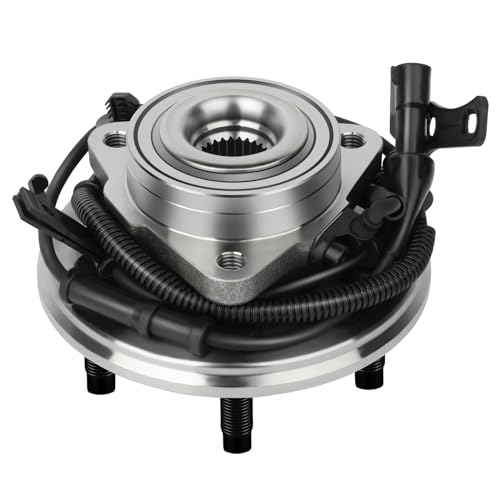 OCPTY Front Wheel Hub and Bearing Assembly fits for Ford Explorer, Explorer Sport, Mercury Mountaineer 2006 2007 2008 2009 2010 515078 6 Lugs Fits 2WD or 4WD Models