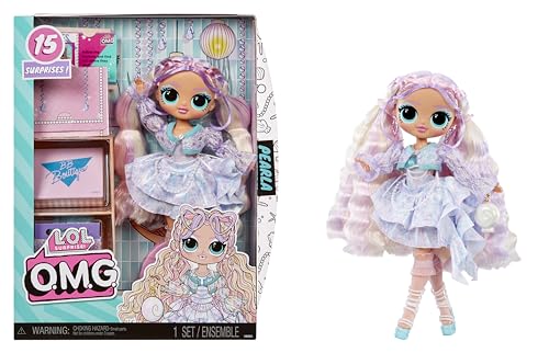 LOL Surprise OMG Pearla Fashion Doll with 15 Surprises Including Mermaid Themed Fashions and Accessories Great Gift for Kids Ages 4+