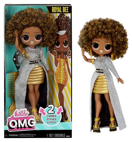 LOL Surprise OMG Royal Bee Fashion Doll with Multiple Surprises Including Transforming Fashions and Fabulous Accessories Great Gift for Kids Ages 4+